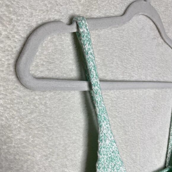 Free People Intimately Here All Day Knit Bralette Brami Crop Top Blue Medium - Picture 3 of 10